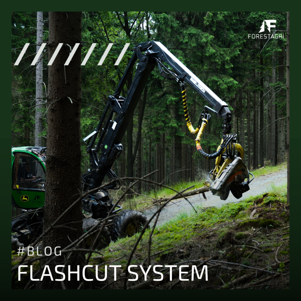 FlashCut technology in forestry machines